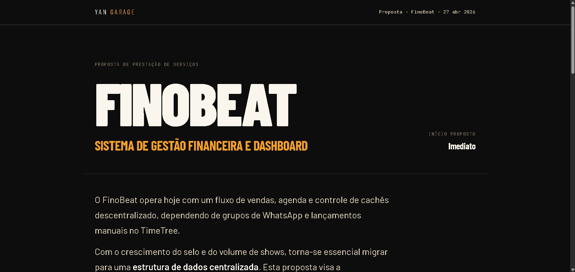 Proposta aprovada — Cliente 2